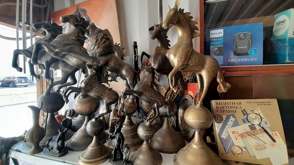 Статуэтки Разные Фарфор Бронзовая Льва Толстого ,Дискобол