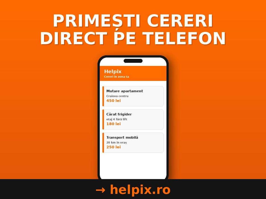 Câștigi bani extra weekendul? Lucrări pe Helpix - 0% comision