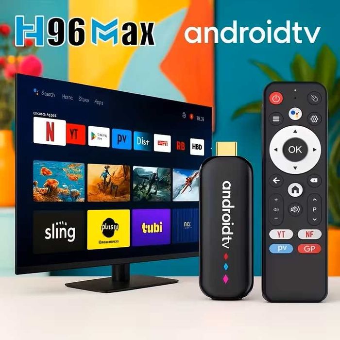 ANDROID 14 ТВ СТИК - 4K 2GB16GB S905L3 - TV Stick Донгъл box тв бокс, Smart TV Box Мултимедия Плейър ANDROID TV