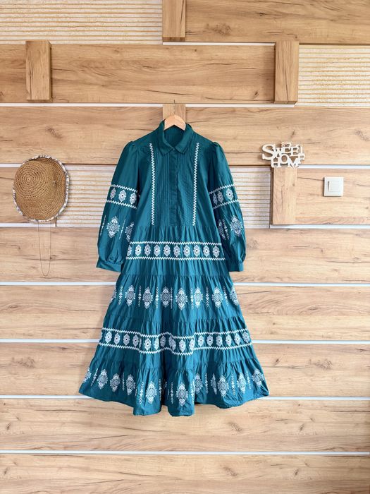 Разкошна лятна бохо рокля Zara