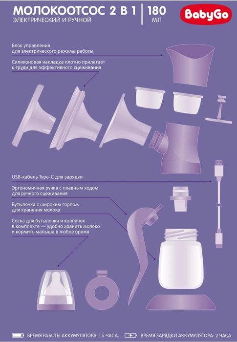 Продам Молокоотсос BabyGo