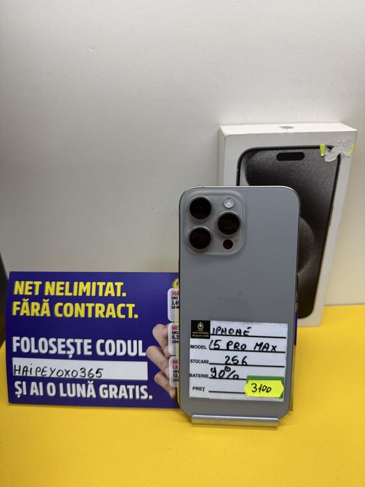 Iphone 15 pro max 256 gb 90% bateria