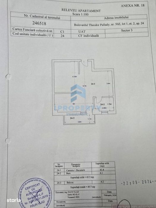 2 Camere | Titan | Proximitate Metrou | Bloc 2025