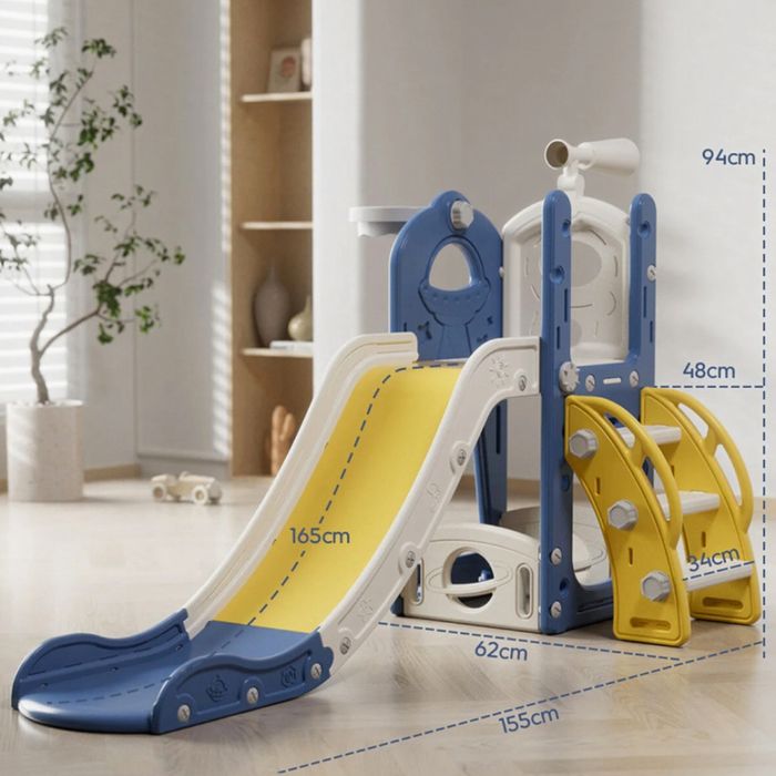 Детска пързалка за дома и градината - здрава конструкция, UV защита и бърз монтаж