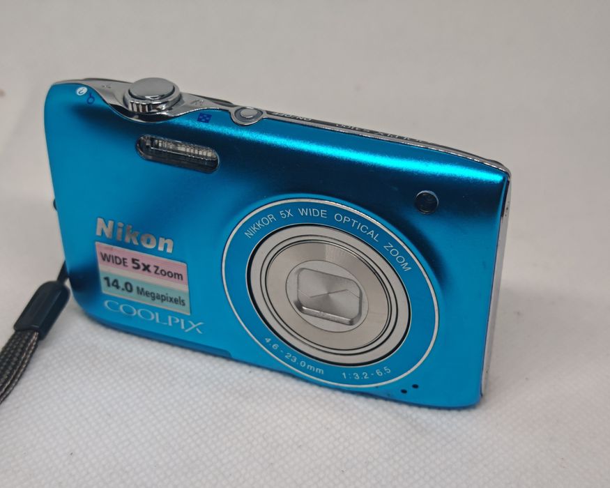 Nikon Coolpix S3100 – 14 MP, 5x Wide Zoom, turcoaz