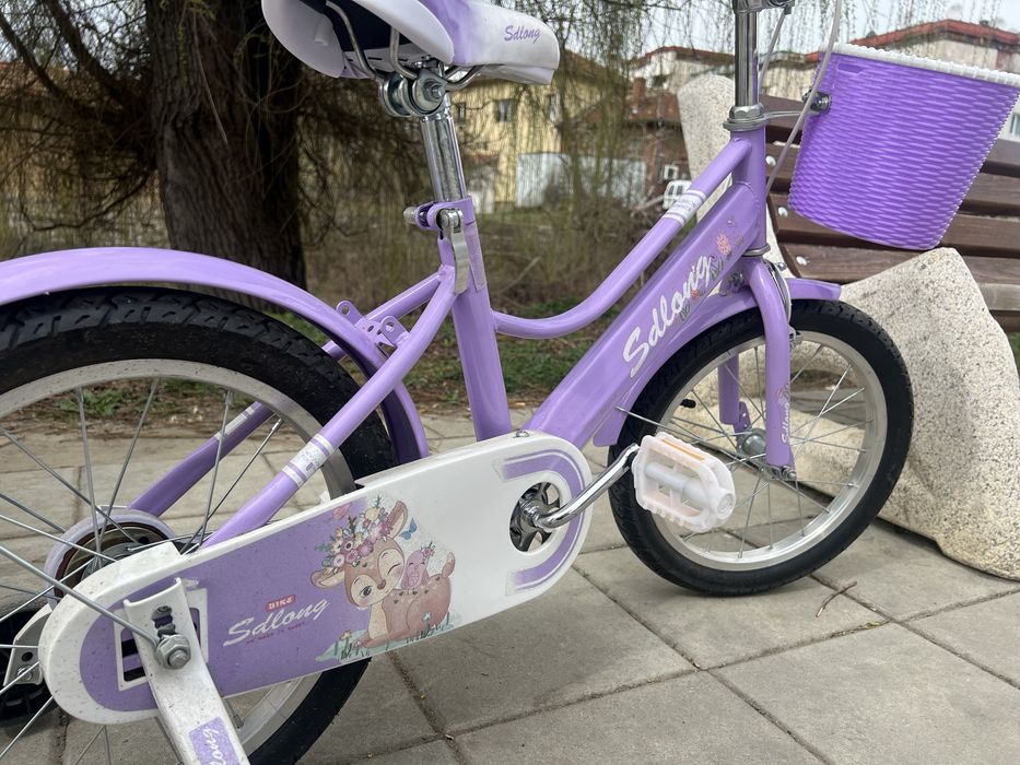 Велосипед Go Kart | 16 цола | лилаво детско колело