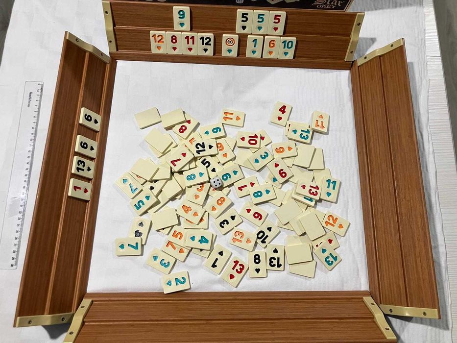 Joc de Remi Remy – Rummy. Table din lemn masiv. SIGILAT !