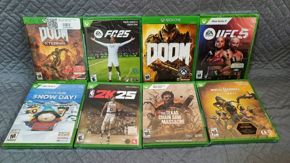 Xbox one и series x игры на дисках