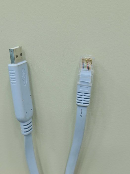 Lan kabel. Serial kabel