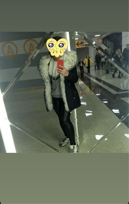 Шикарная натуральная парка