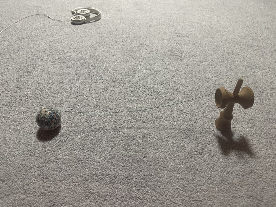 Vand kendama Europe Sticky Match Clear Aloha! Originala foarte buna!