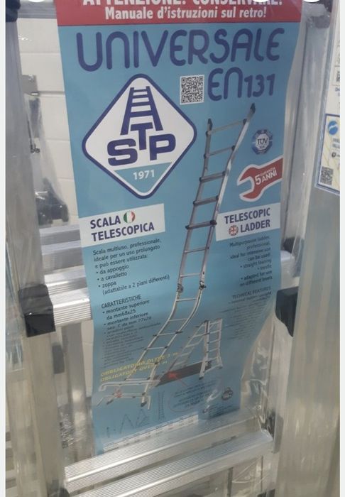 STP Italia, scară profesională din aluminiu diferite mărimi