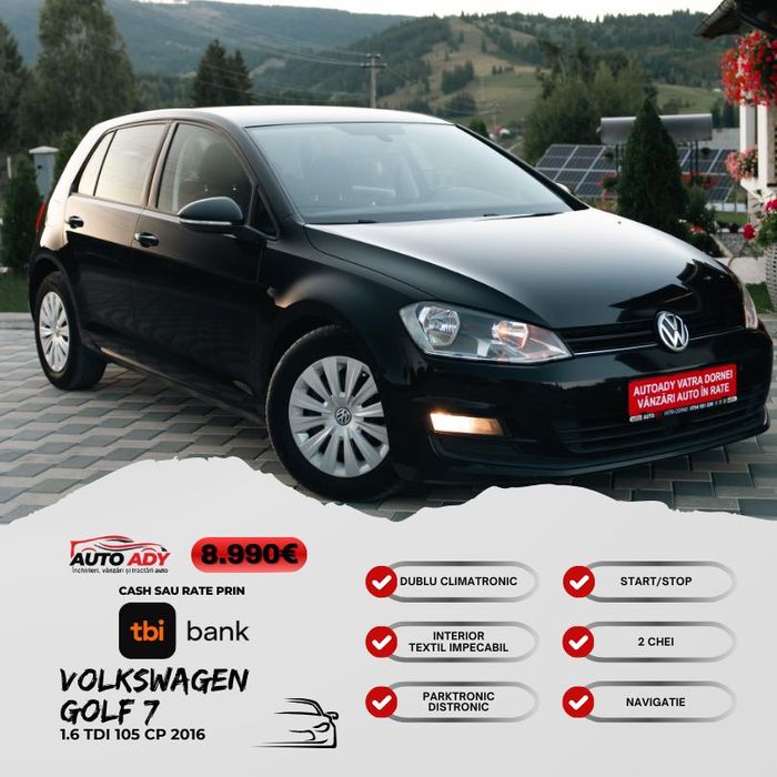 Volkswagen Golf 7 1.6 Tdi 2016 POSIBILITATE RATE