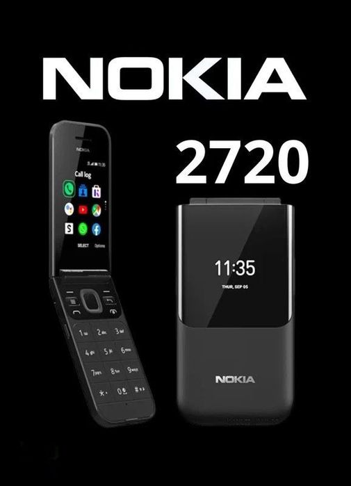 Nokia 2720, 2660, Dostavka, Kafolat, Yengi tella bizada.