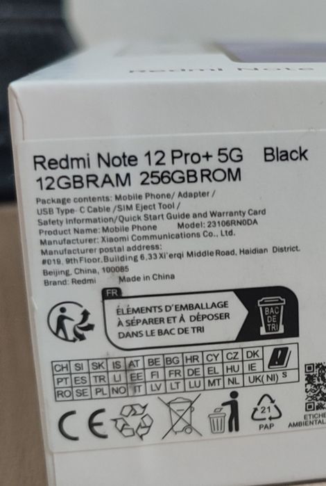 Xiaomi Redmi Note 12 Pro+ 5G