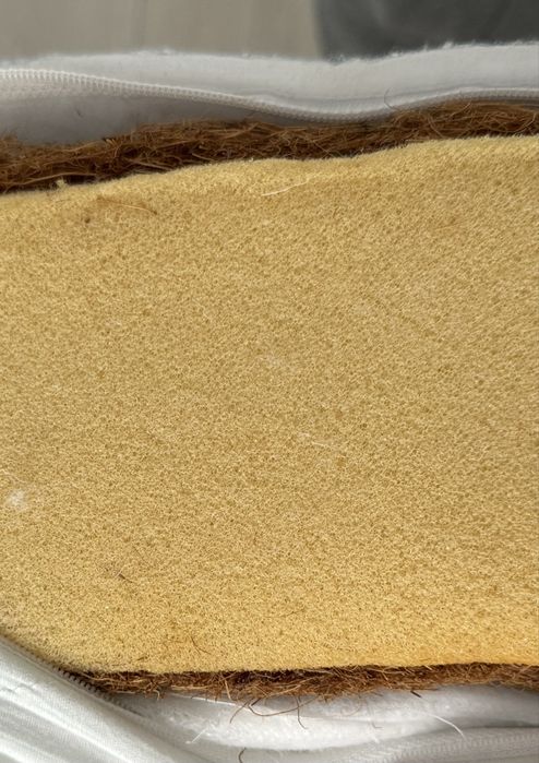 Saltea pentru bebe 11 cm cu cocos si interior burete 120x60cm