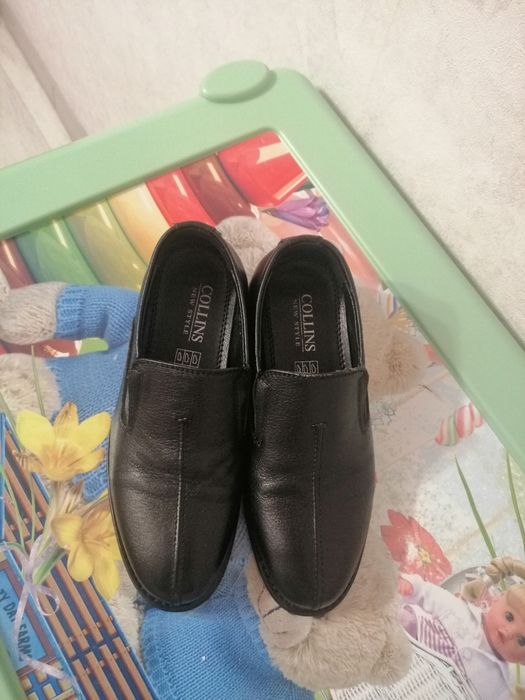 Натуральная кожа туфли для мальчика