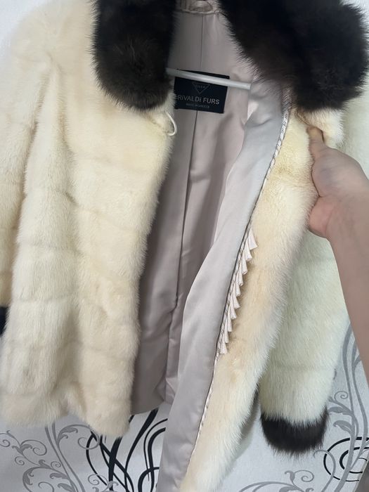 Шуба белая