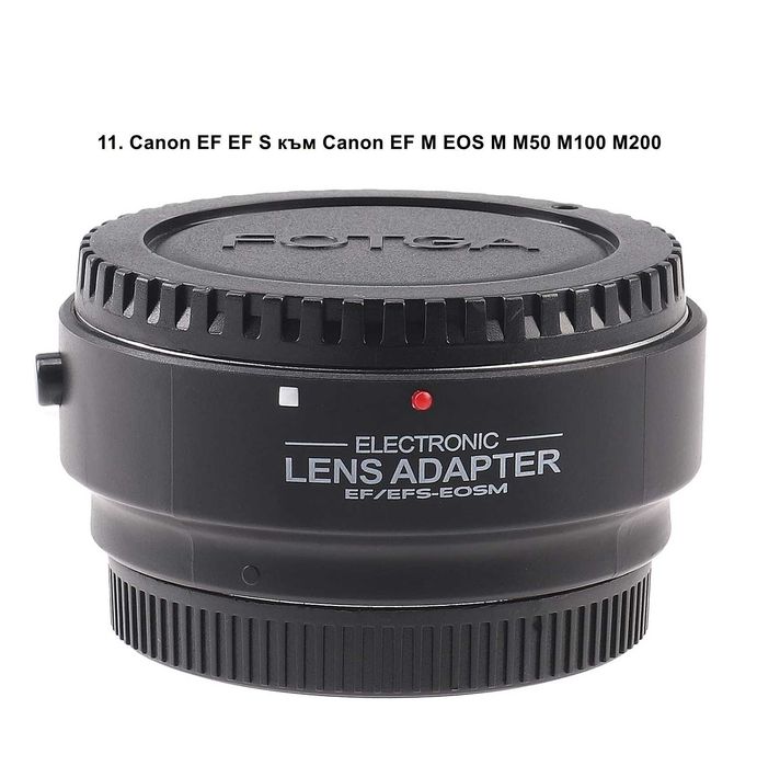 Преходник aдаптер за обектив Sony E Mount Canon Nikon M42 FD MD Micro 4/3 EOS M FOTGA
