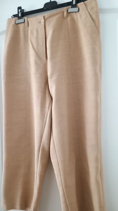 Compleu vară pantalon-bluza bej