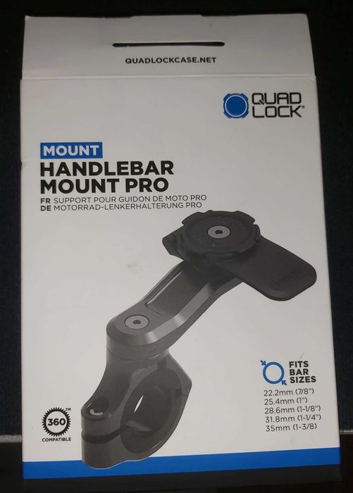 Quad lock , handlebar mount PRO