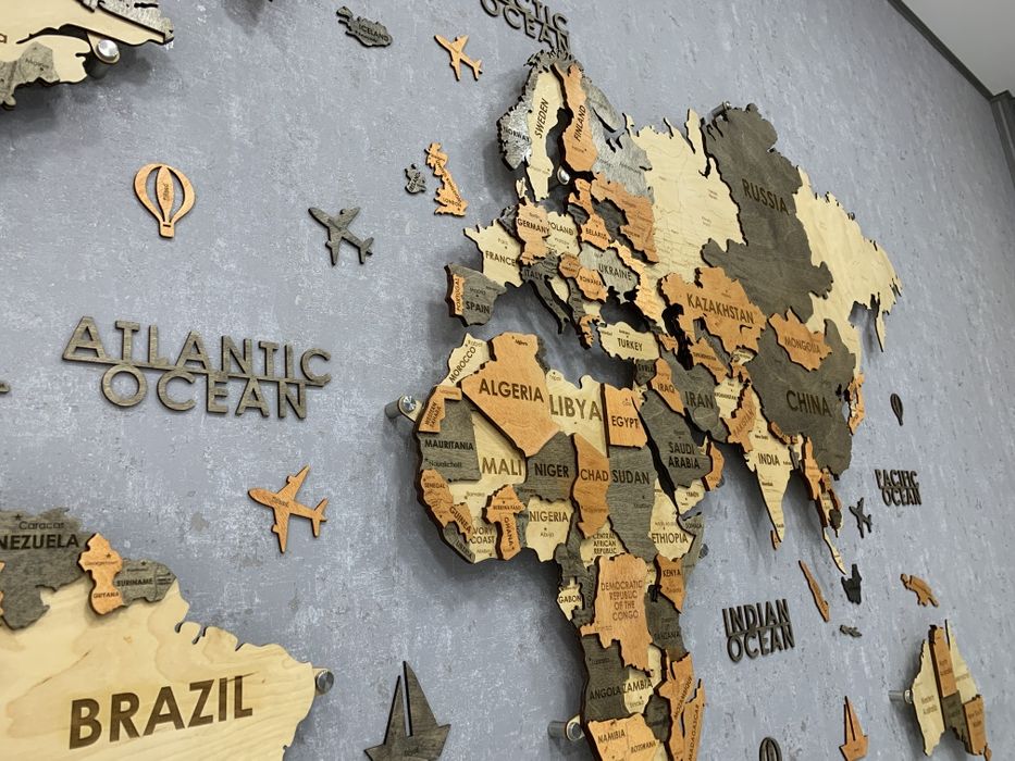 Дунё харитаси декор 3д, карта мира, 3d xarita 3d dunyo, karta mir, a