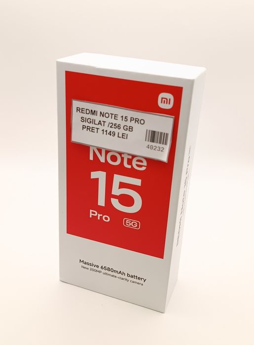 Royal amanet: Redmi Note 15 PRO/sigilat