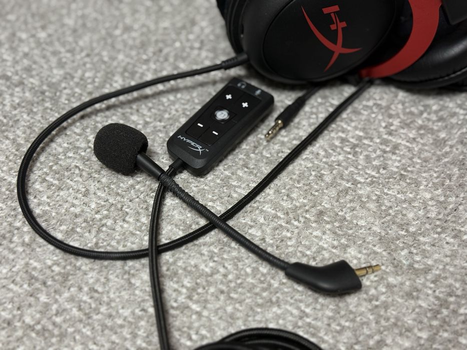 HyperX Cloud II Gaming Headset — Rosu/Negru, 7.1 Surround, Microfon Detasabil