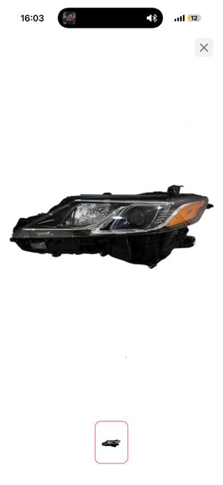 Передние фары камри 70