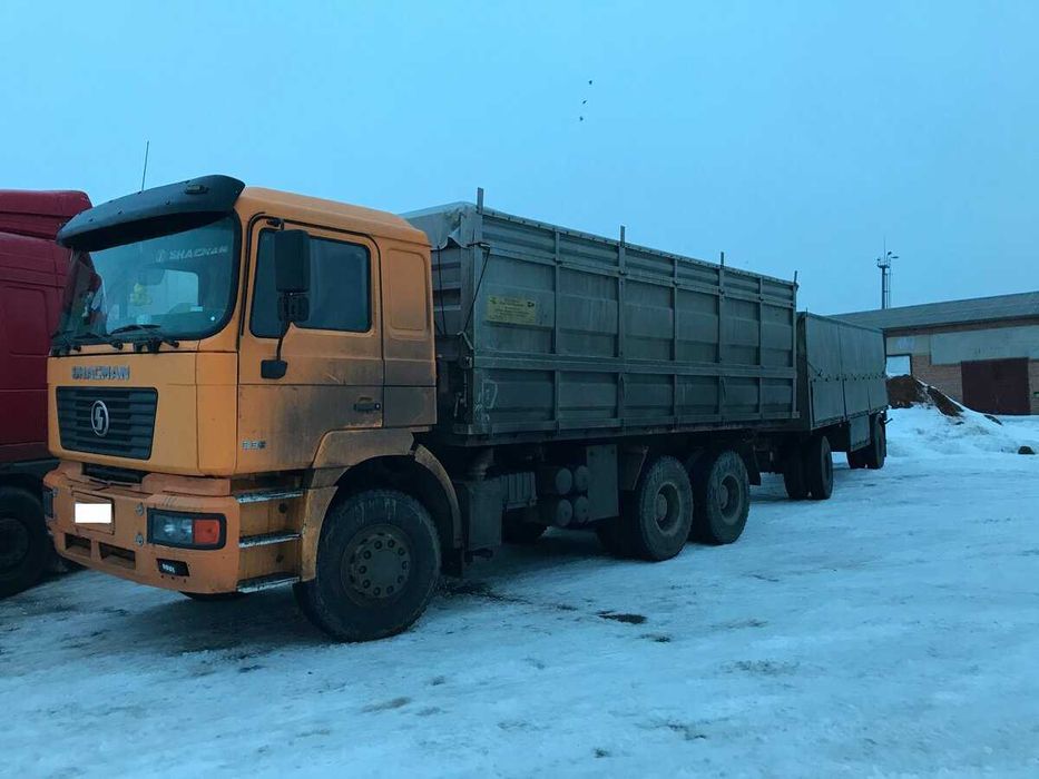 Услуги по перевозки зерна ШАКМАН с прицепом.