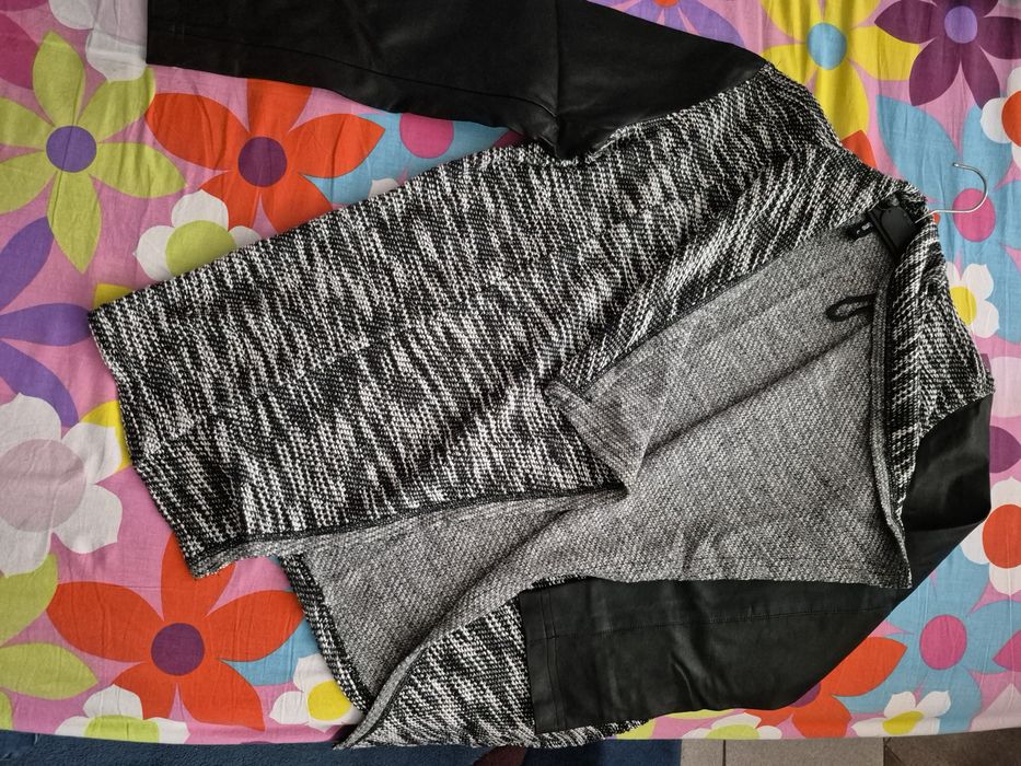 Жилетка-XL;Кожа с плат комбинация.