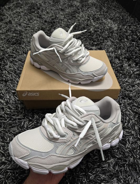 Asics Gel-NYC Cloud Grey Double Laces