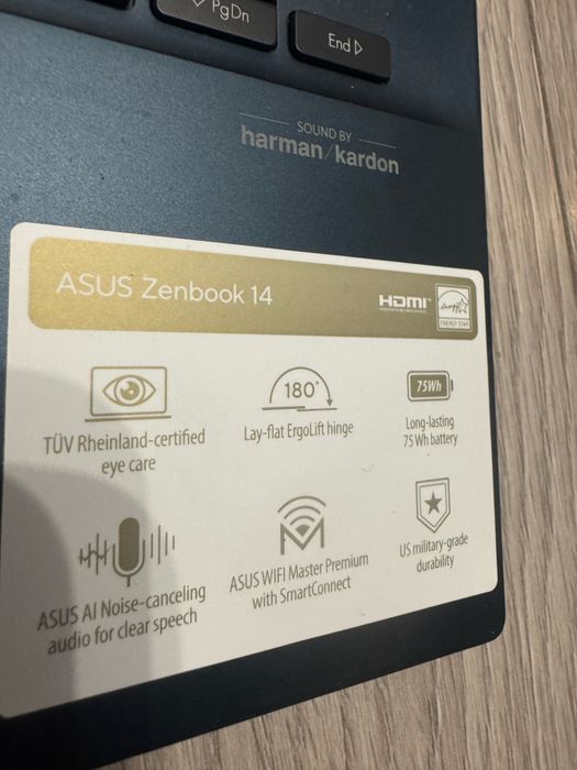 Laptop Asus zenbook 14 i5 gen 12