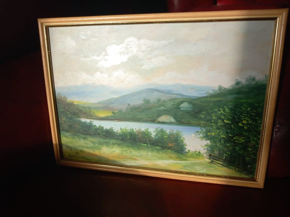 Tablou, pictura ulei, peisaj