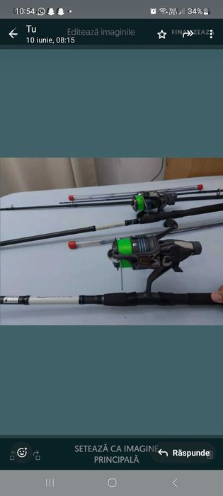 Lansete 3.9 m cu mulineta SKP 6500