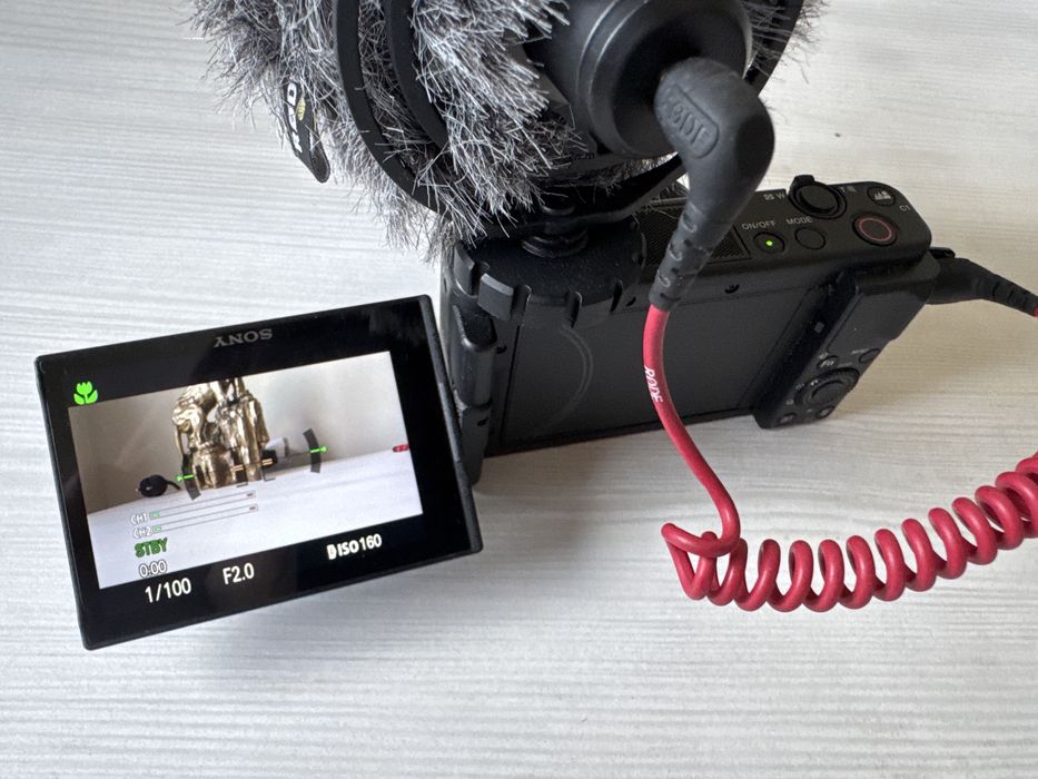 Sony zv-1 + Rode микрофон 2 батерии ВЛОГ