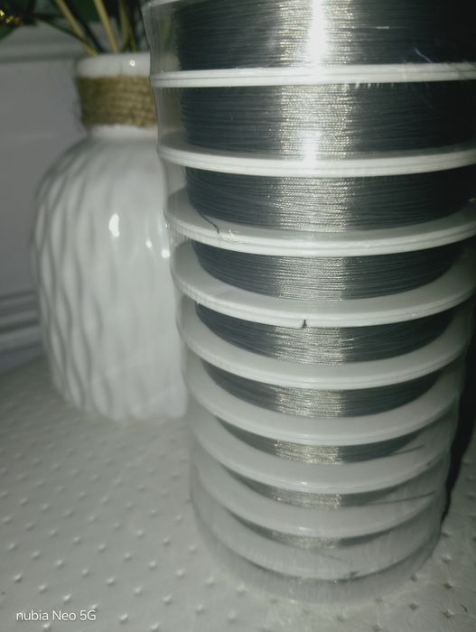 Железные лески для бисера и рыбалки