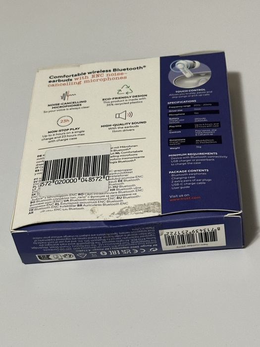 Безжични слушалки Trust Yavi Bluetooth ENC Earbuds