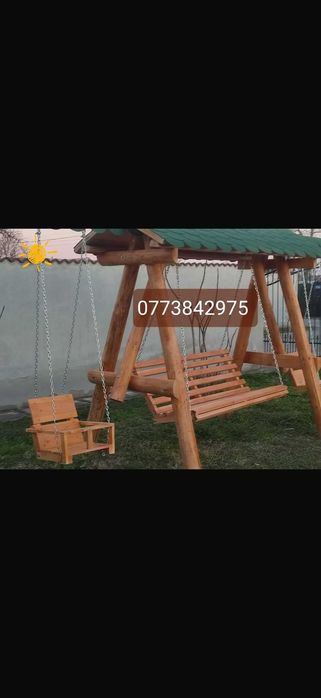 Leagăn gradina rustic