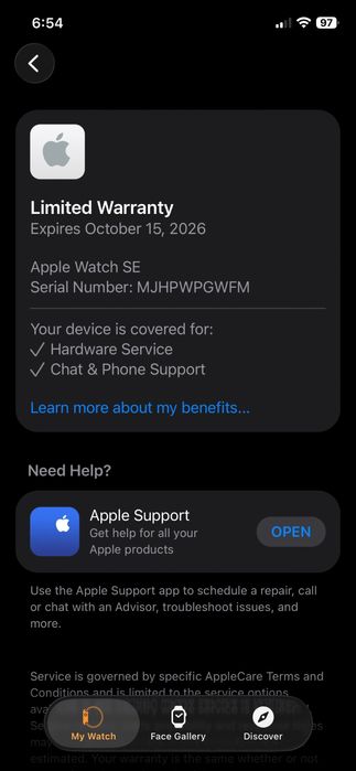 Apple watch SE 2nd gen 44mm GPS