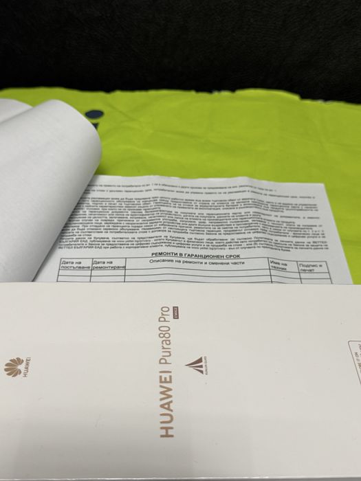 ЗАПЕЧАТАН 512GB Huawei Pura 80 Pro Yettel Гаранция 2029 Black Черен