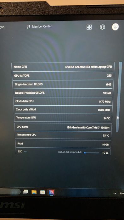De vânzare Laptop MSI CYBORG