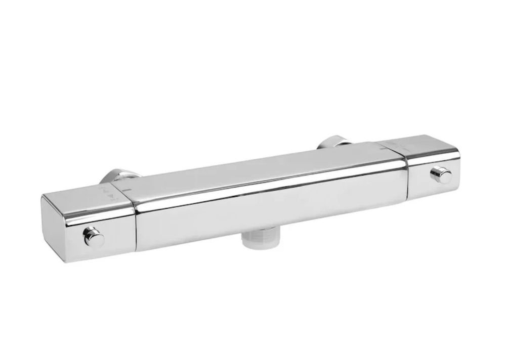 Baterie dus cu termostat LIVARNO, robinet cu functie Eco-Stop si disc ceramic