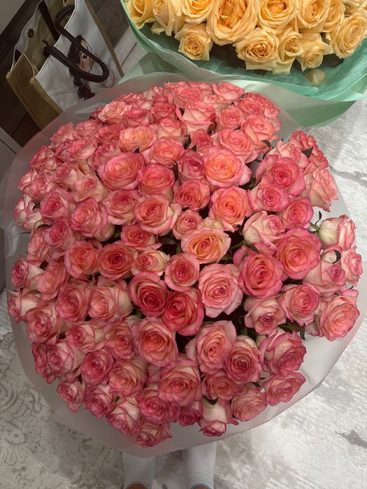 Цветы дешево недорого 101 роза