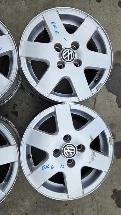 Set jante aliaj r14 vw polo 6n 6x0601025