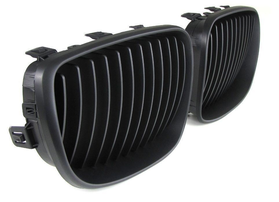 Grile negre pentru BMW seria 1 E81 E82 E87 E88 simple duble mate lucioase