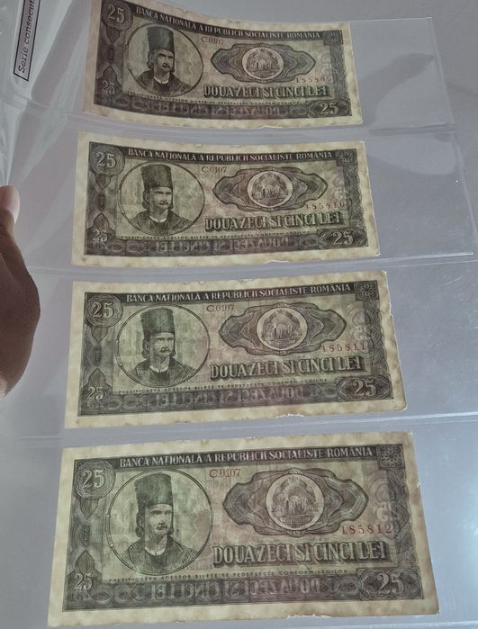 Bancnote 1966 consecutive