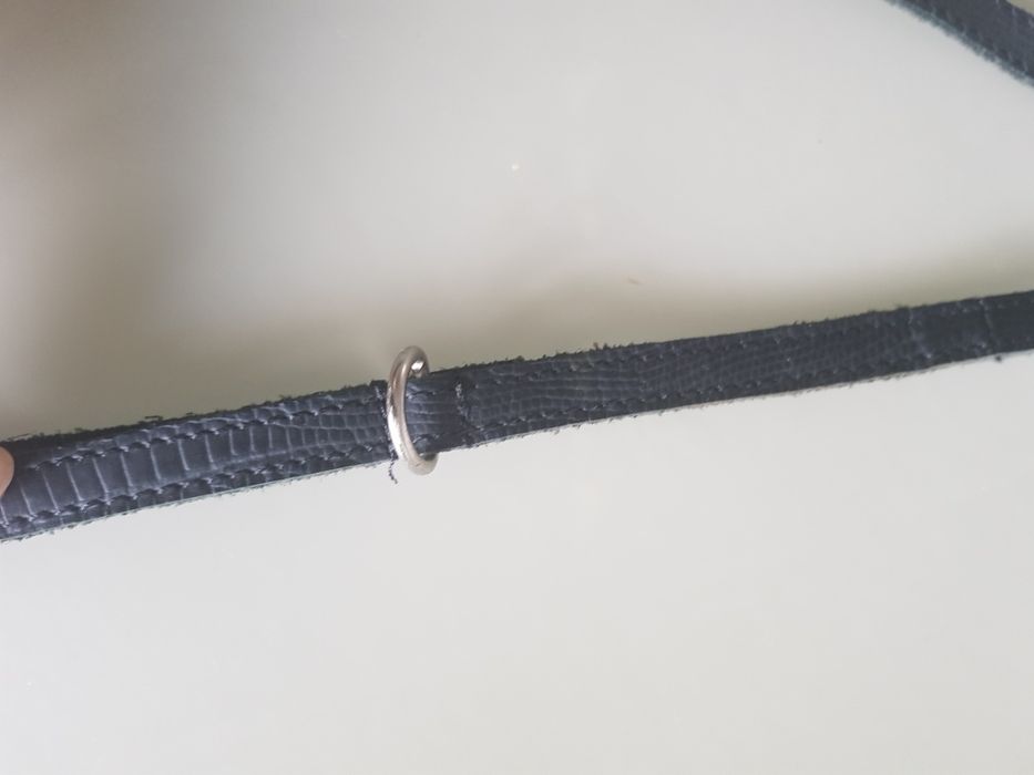 Нов повод за куче естествена кожа 150 см