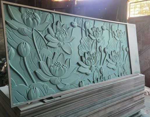 Барельеф.Скала.Объемное гипсовое панно. Скульптор.