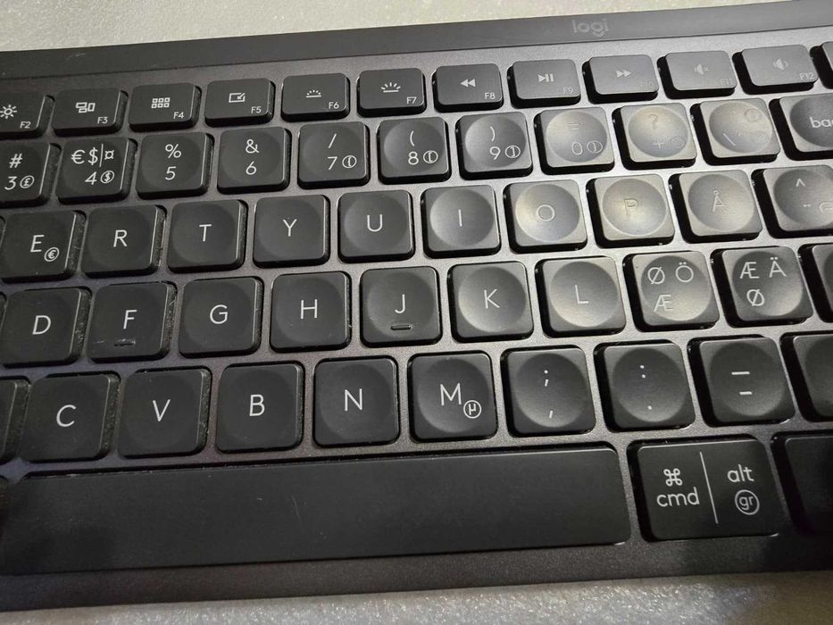 Tastatura wireless Logitech MX Keys, Iluminare, US INTL layout, Gri